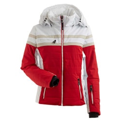 NILS Oslo Jacket Women's in Red White and Fawn